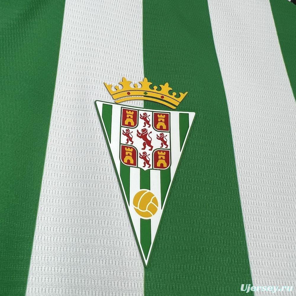 25/26 Cordoba CF Home Jersey