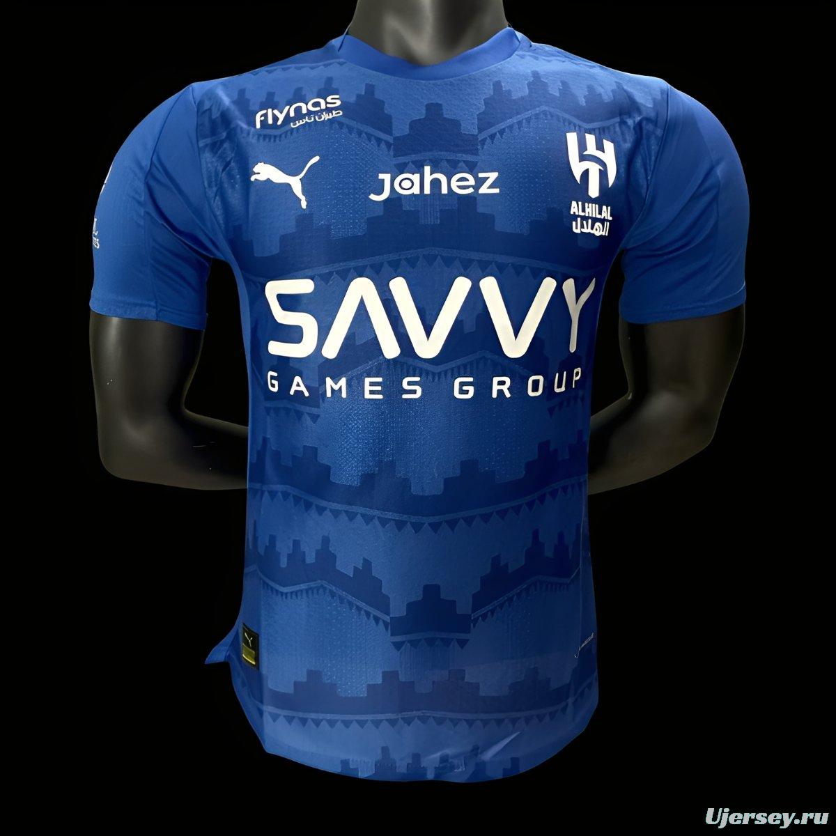 Player Version 25/26 Al Hilal Home Jersey