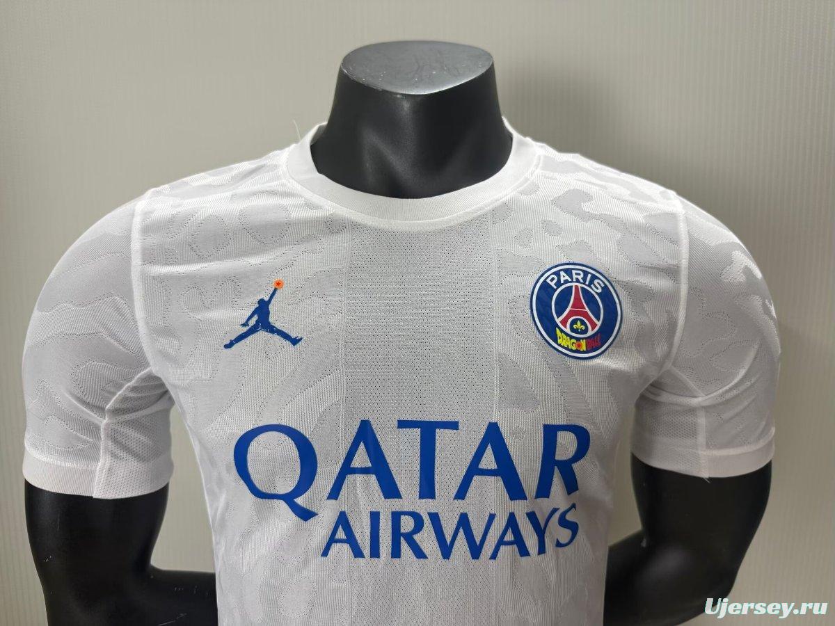 Player Version 25/26 PSG x Dragon Ball White Special Jersey
