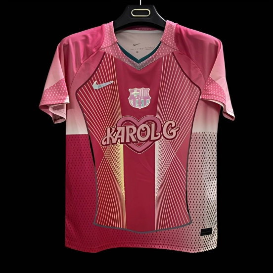 25/26 Barcelona Karol G Pink Jersey
