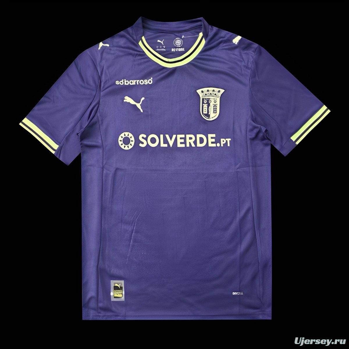 25/26 Braga Third Purple Jersey