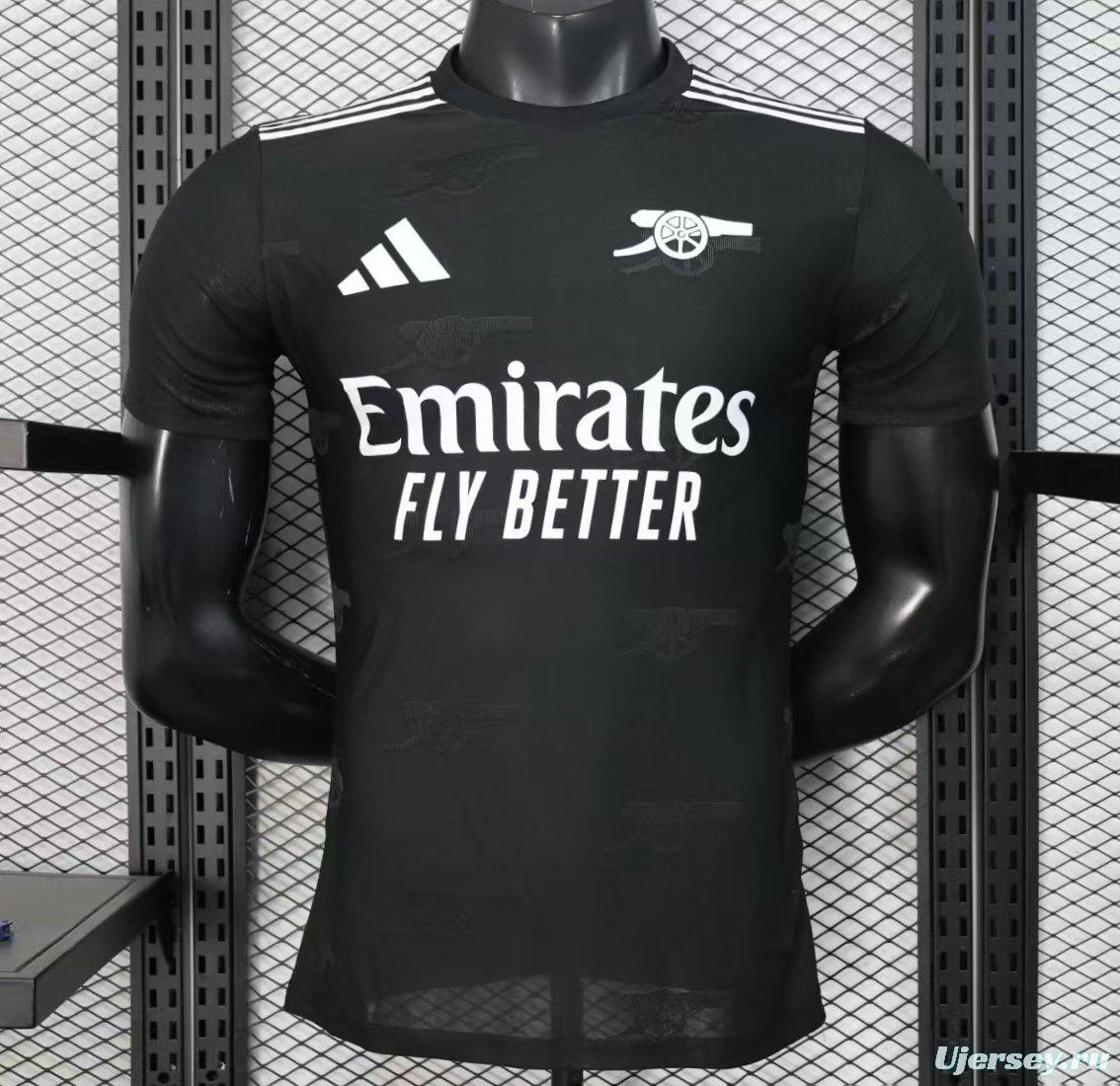 Player Version 25/26 Arsenal Black Pre-Match Jersey
