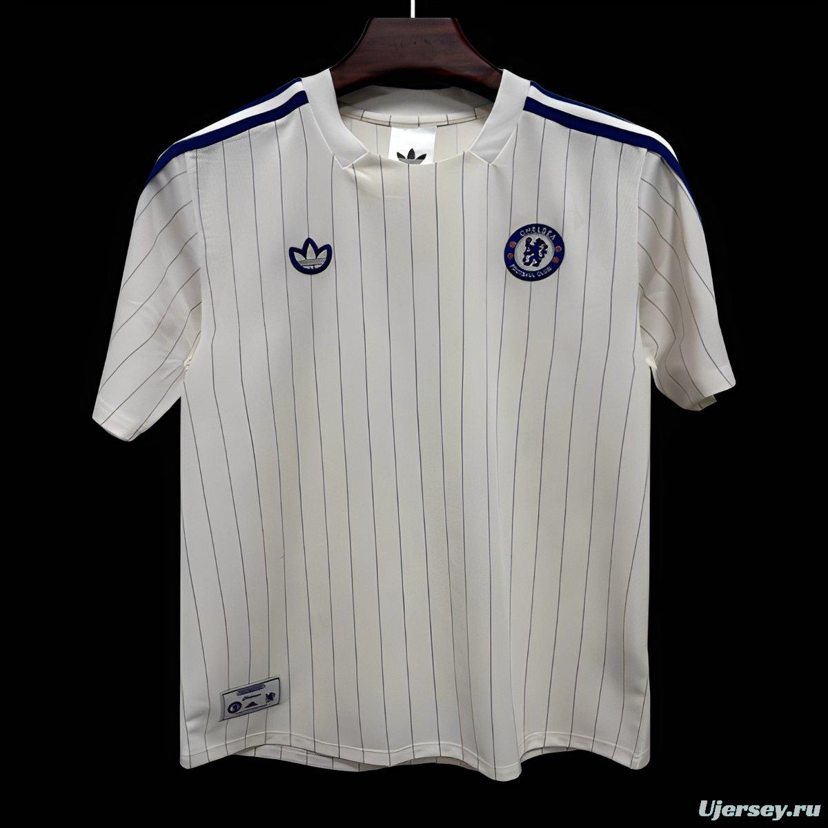 25/26 Chelsea Adidas Original Terrace Icons WHITE Jersey