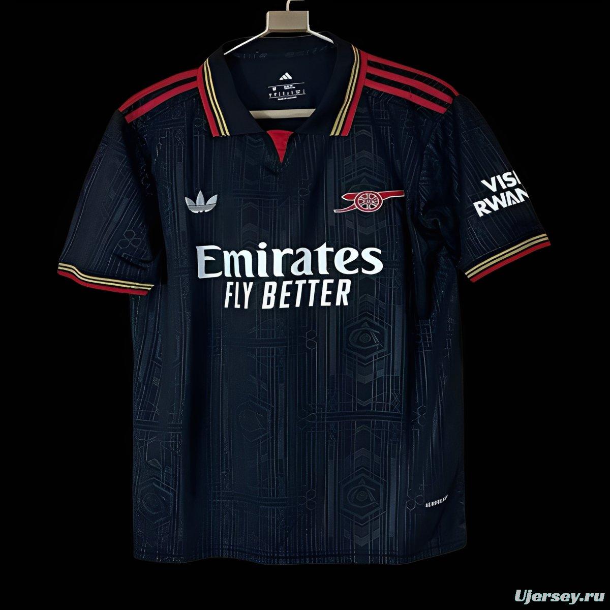 25/26 Arsenal Black POLO Jersey