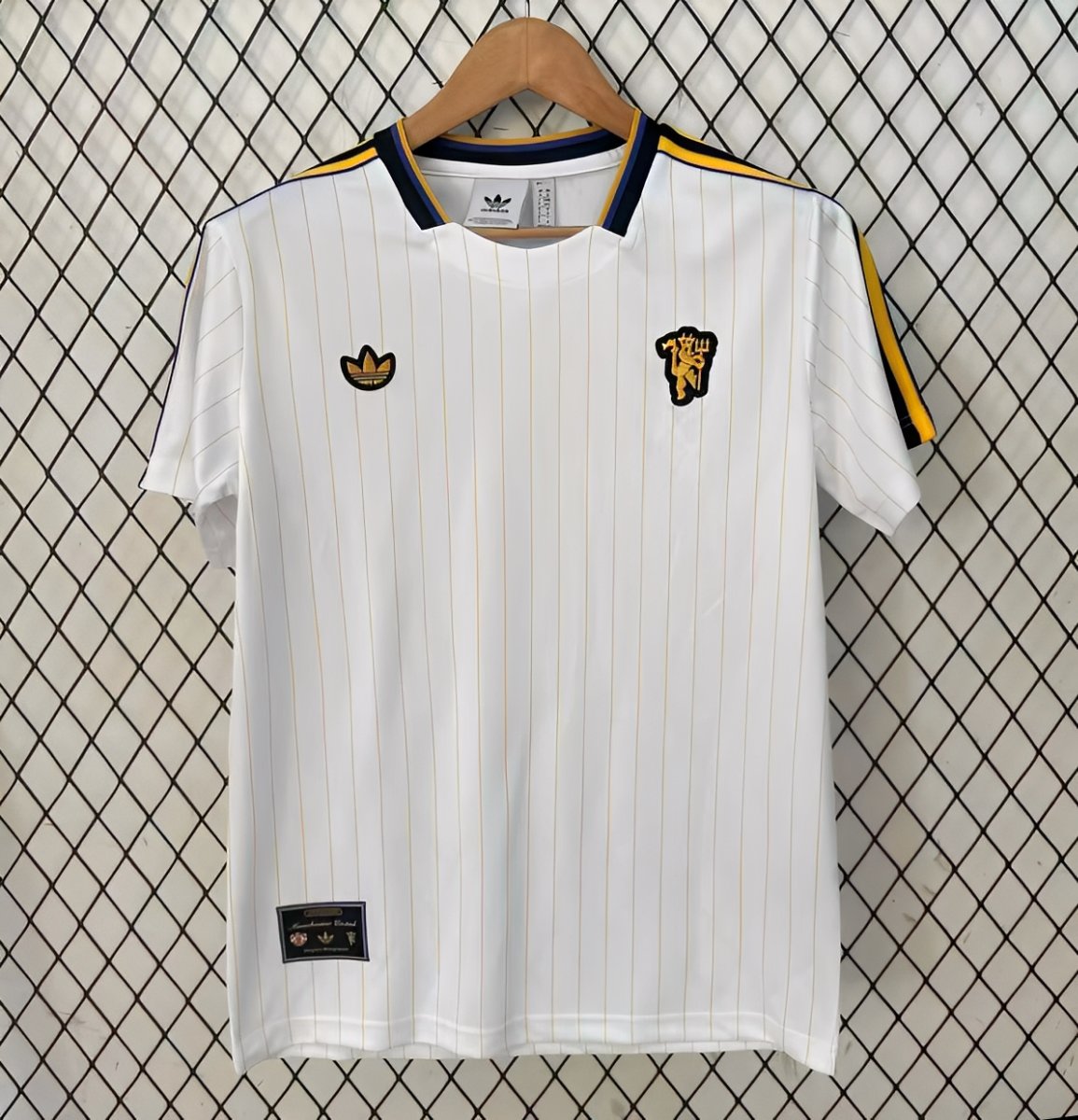 25/26 Manchester United Adidas Original Terrace Icons WHITE Jersey