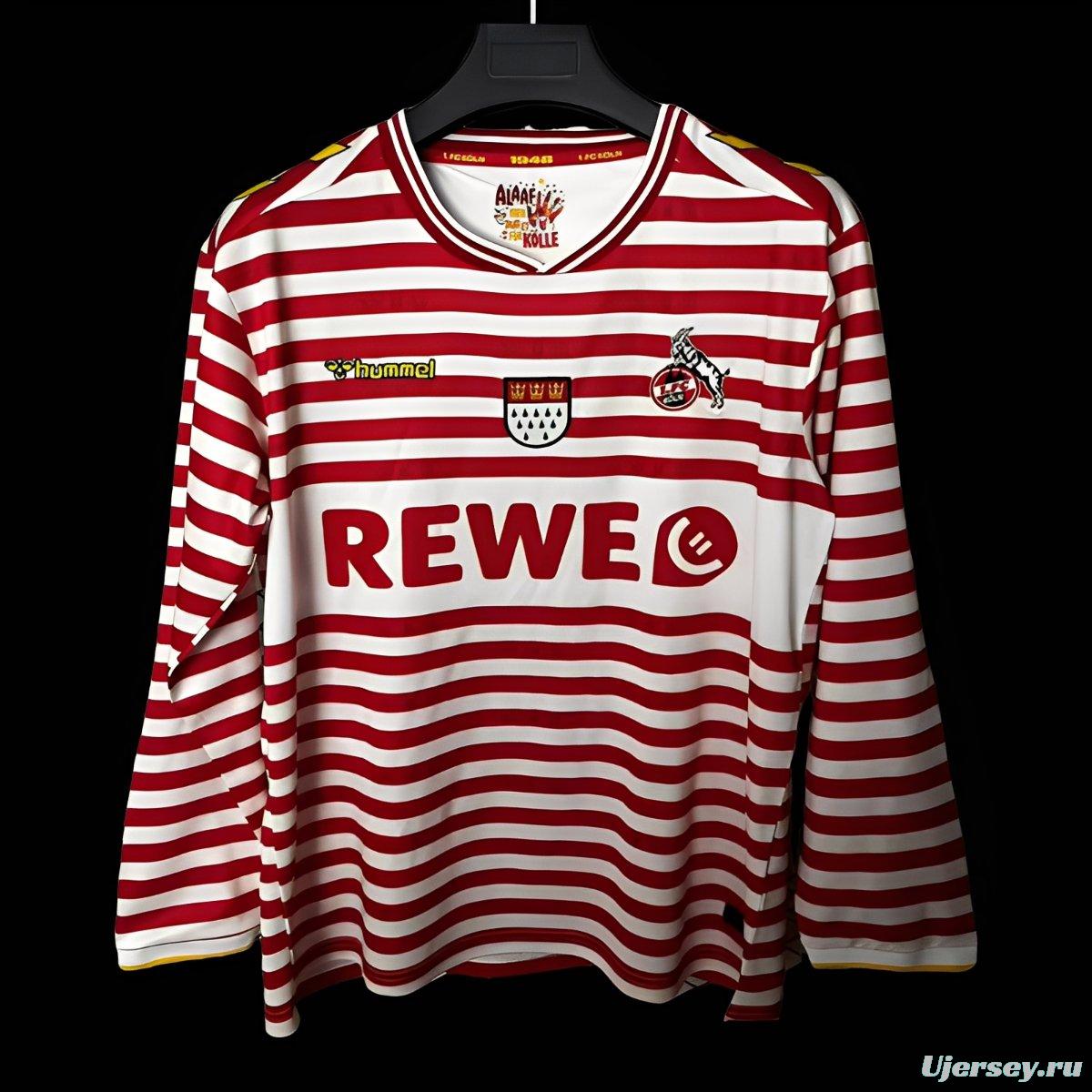 25/26 Koln Carnival White/Red Special Long Sleeve Jersey