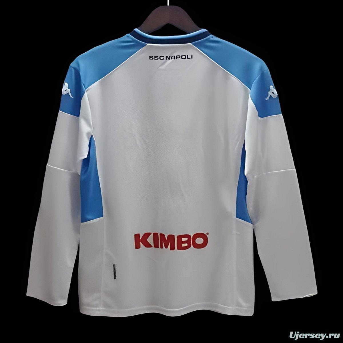 Retro 19/20 Napoli Away Long Sleeve Jersey