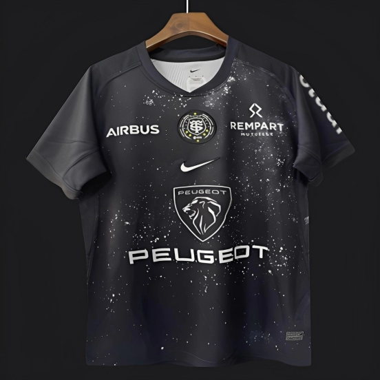 25/26 Toulouse Black with Galaxy Splatter Jersey