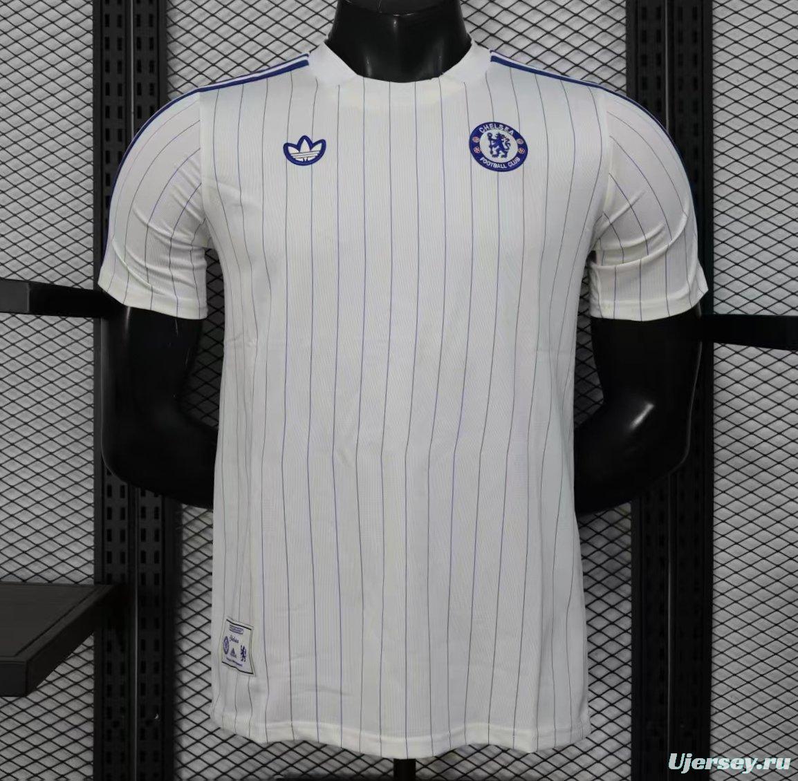 Player Version 25/26 Chelsea White Adidas Original Casual Jersey