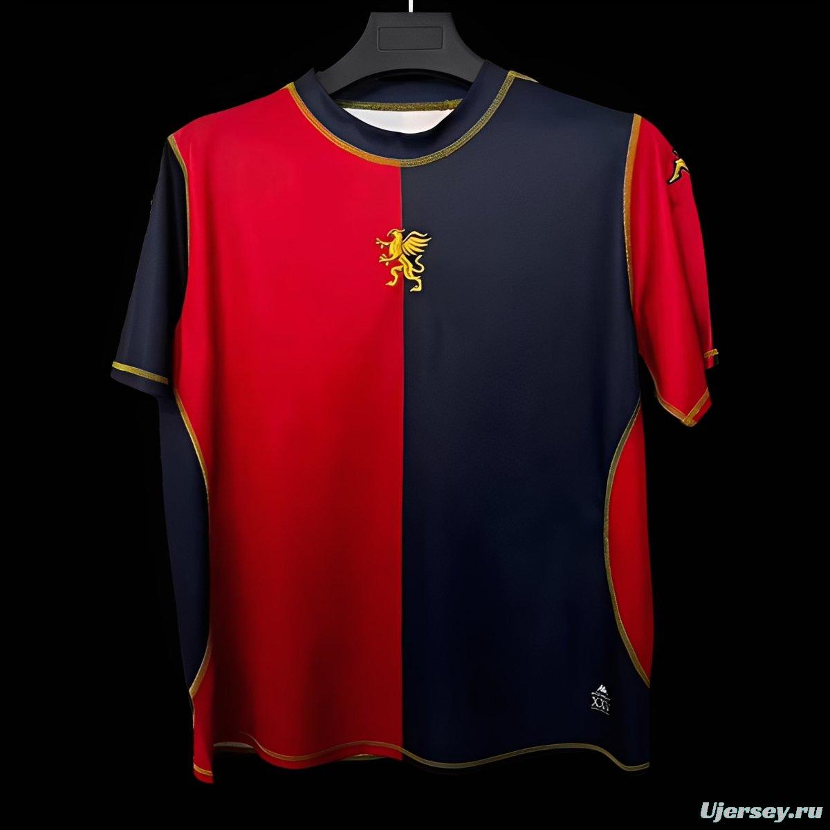 25/26 KOMBAT XXV GENOA  RED-BLUE DK-YELLOW Jersey