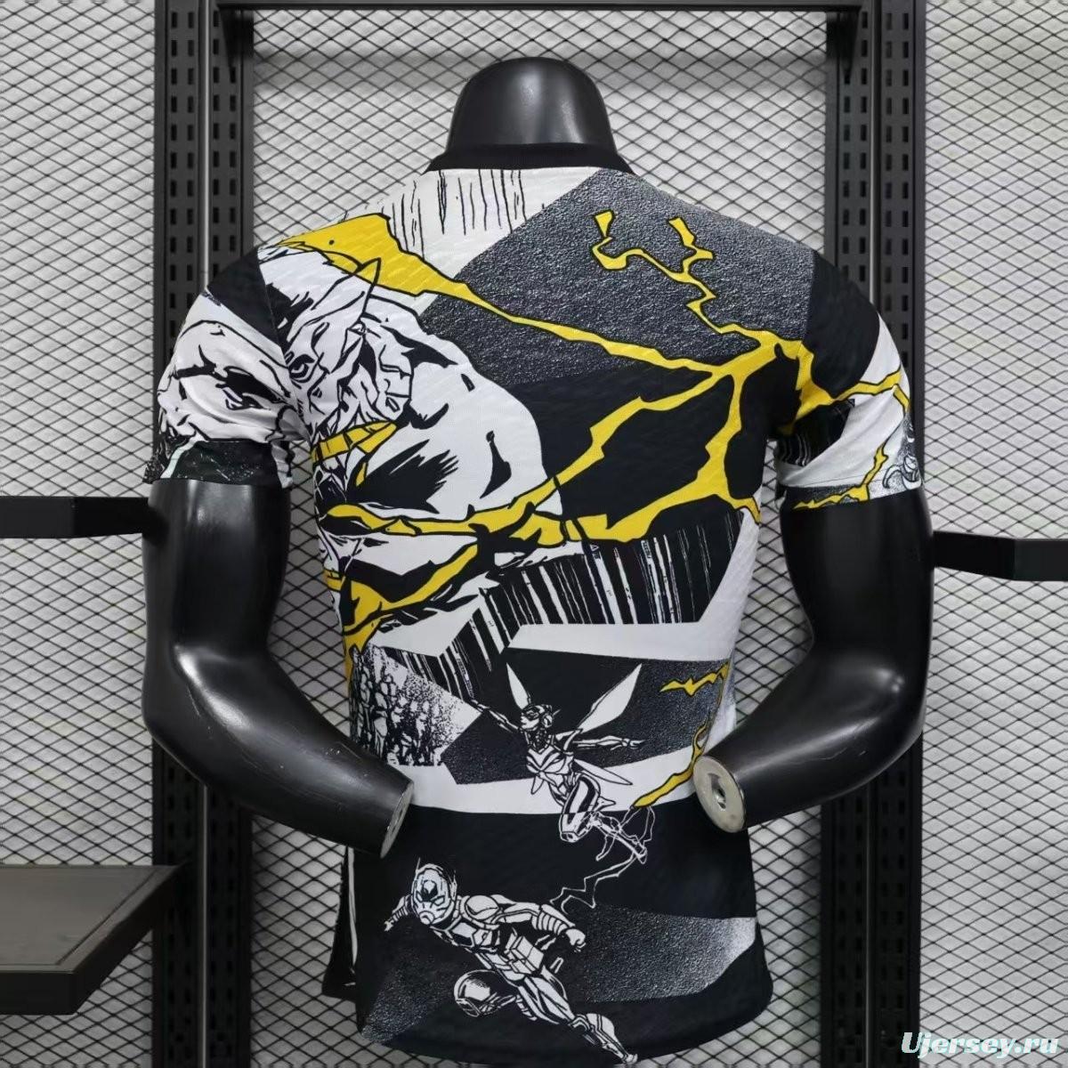 Player Version 25/26 Real Madrid Avengers White Pre-Match Jersey