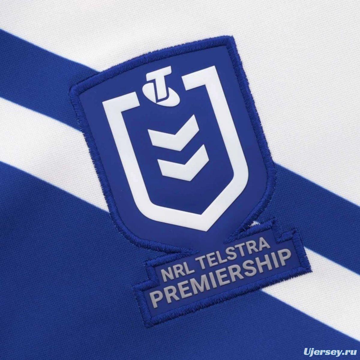 25/26 Canterbury-Bankstown Bulldogs Blue with White Chevron Home Jersey