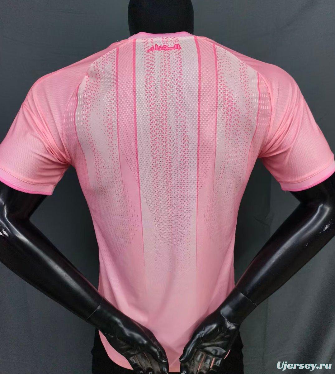 Player Version 2026 Algeria Pink Jersey