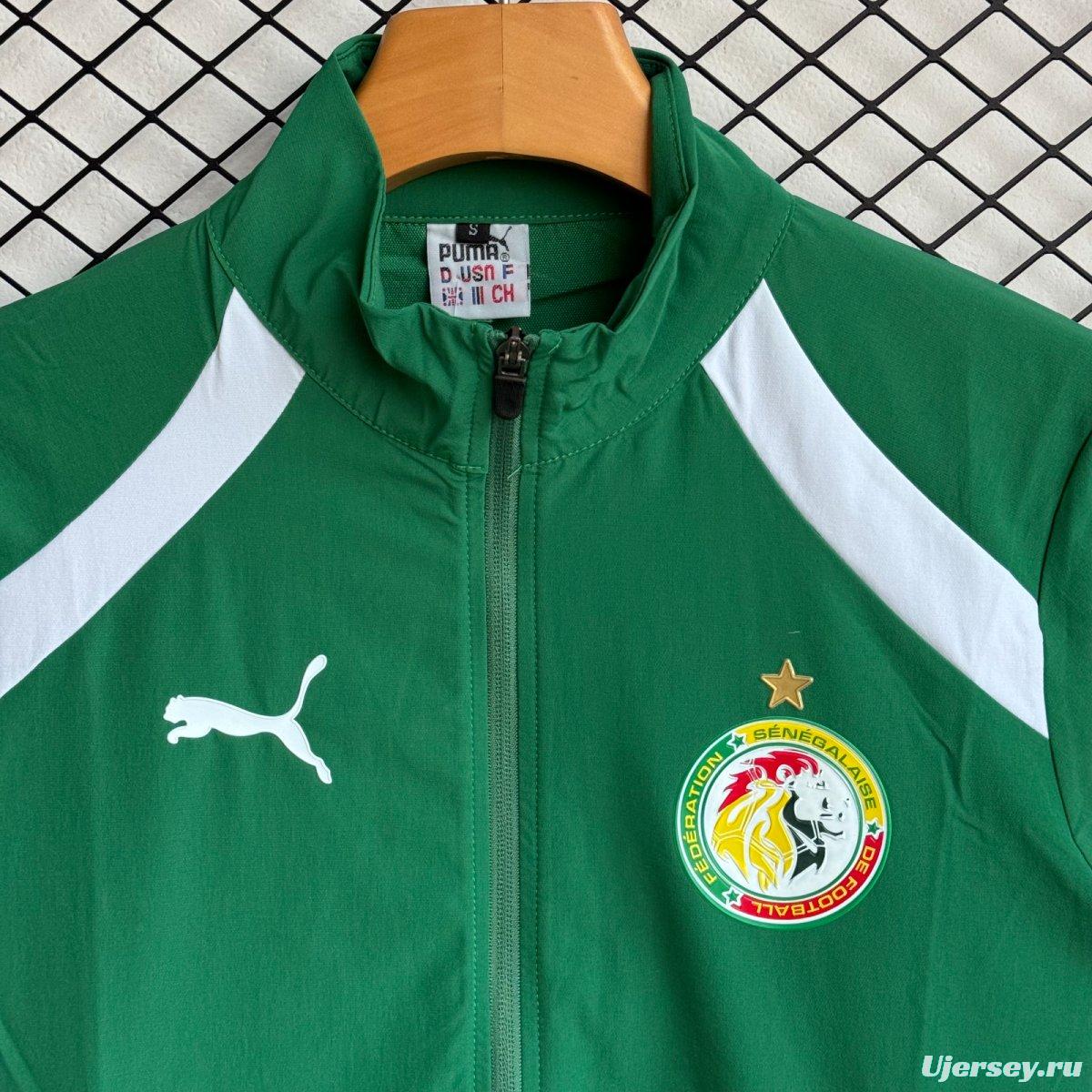 25/26 Algeria Green Full Zipper Windbreaker + Long Pants