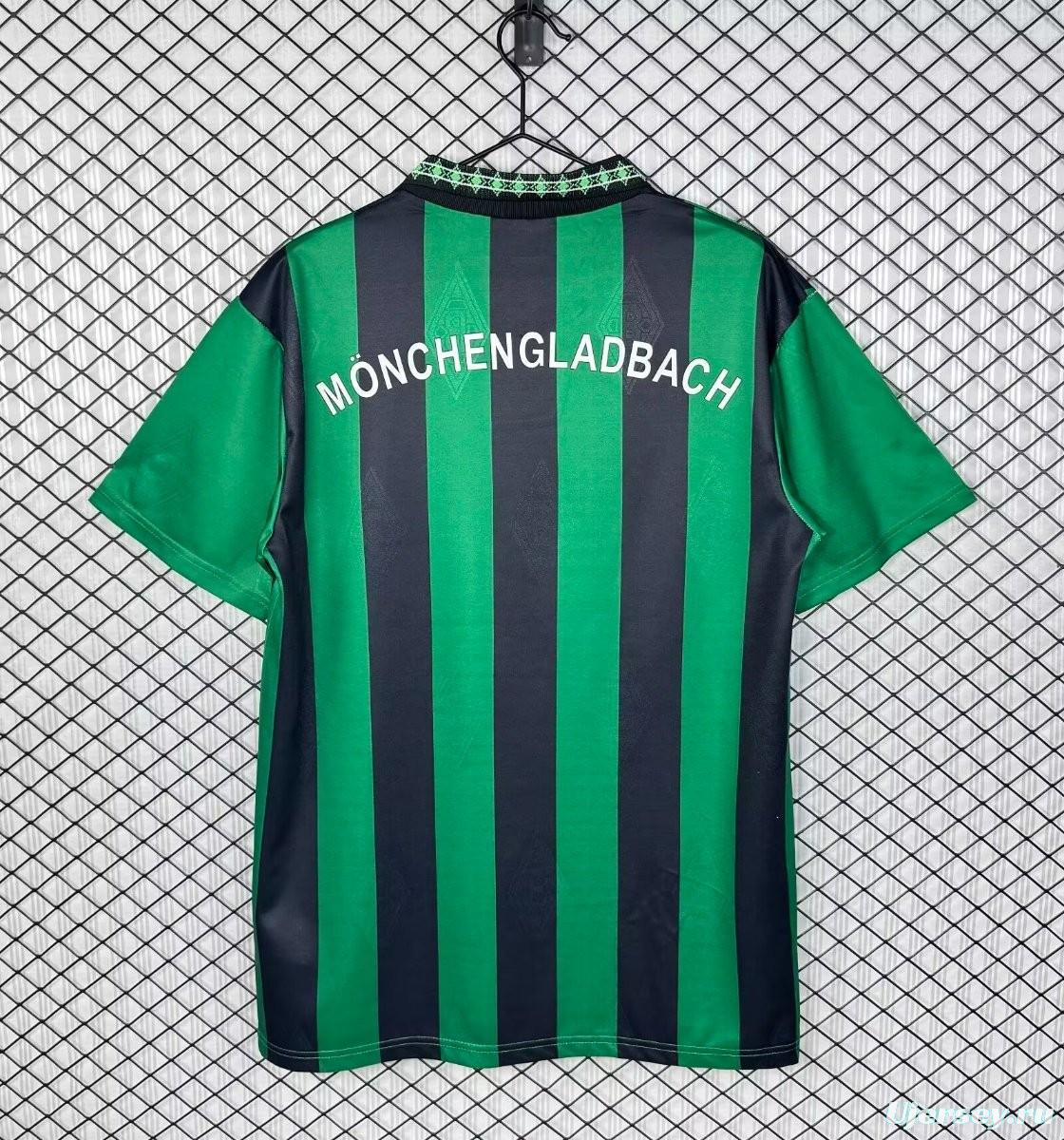 Retro 95/96 Borussia Mönchengladbach Away Green/Black Jersey