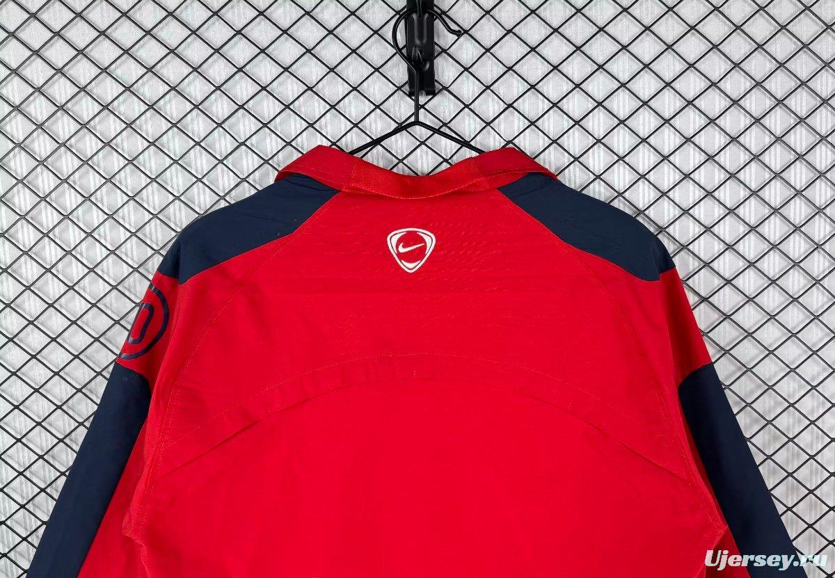 Retro 04/05 Arsenal Home Red Windbreaker