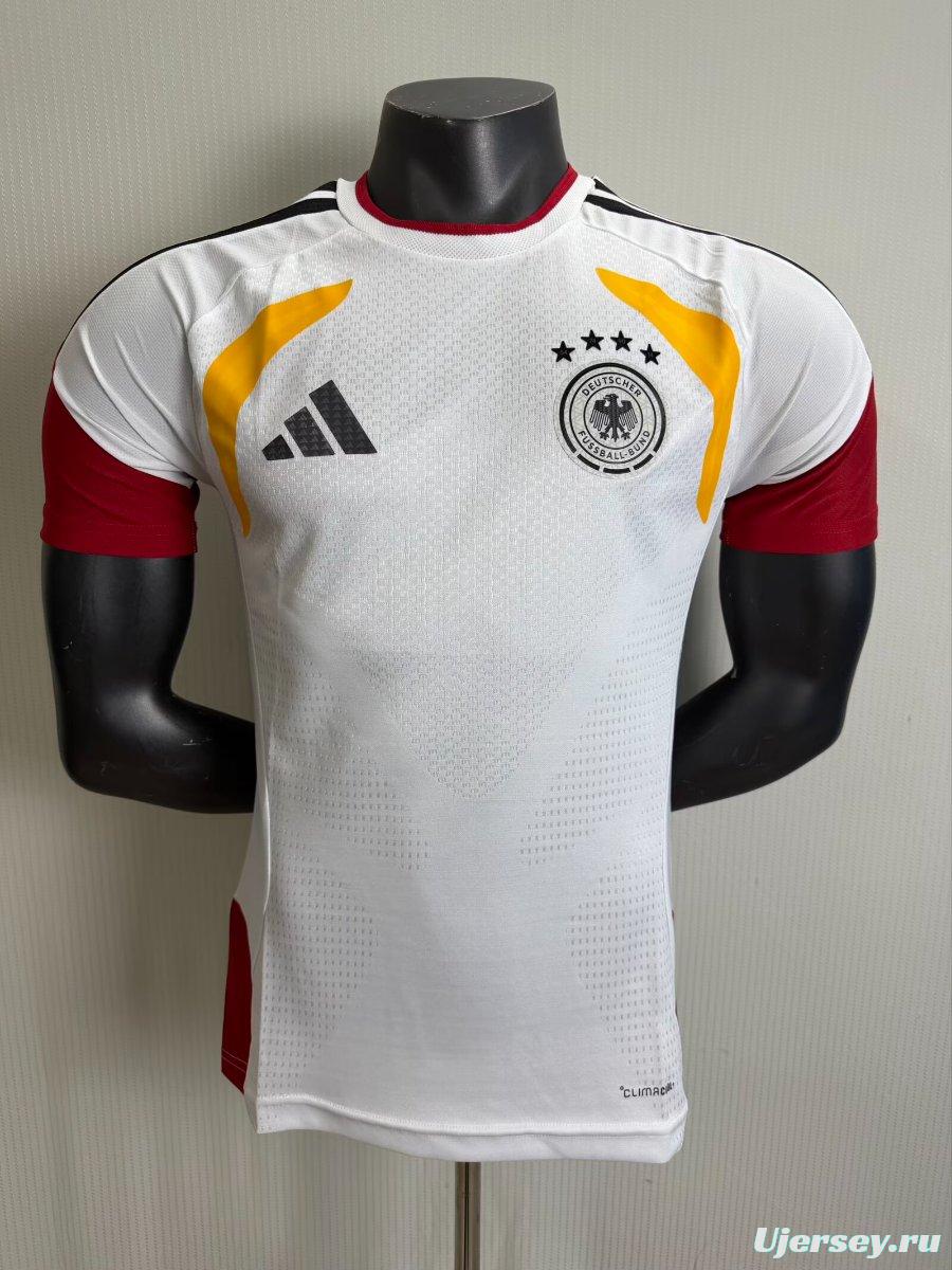 Player Version 2026 Germany White Training Pre-Match Jersey