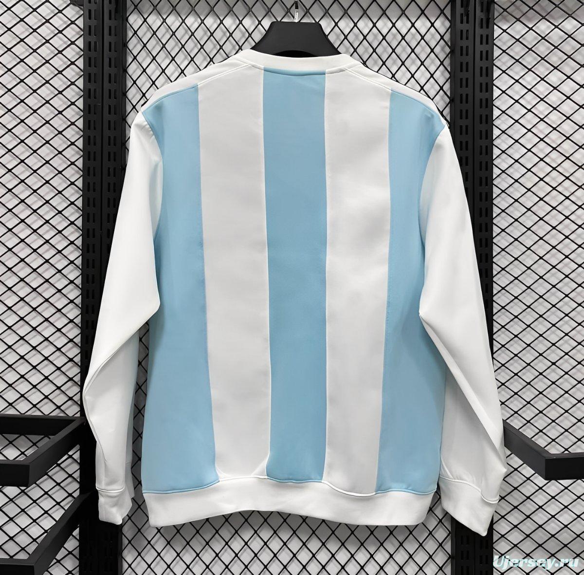 25/26 Argentina FC Home Long Sleeve Training Sweatshirt