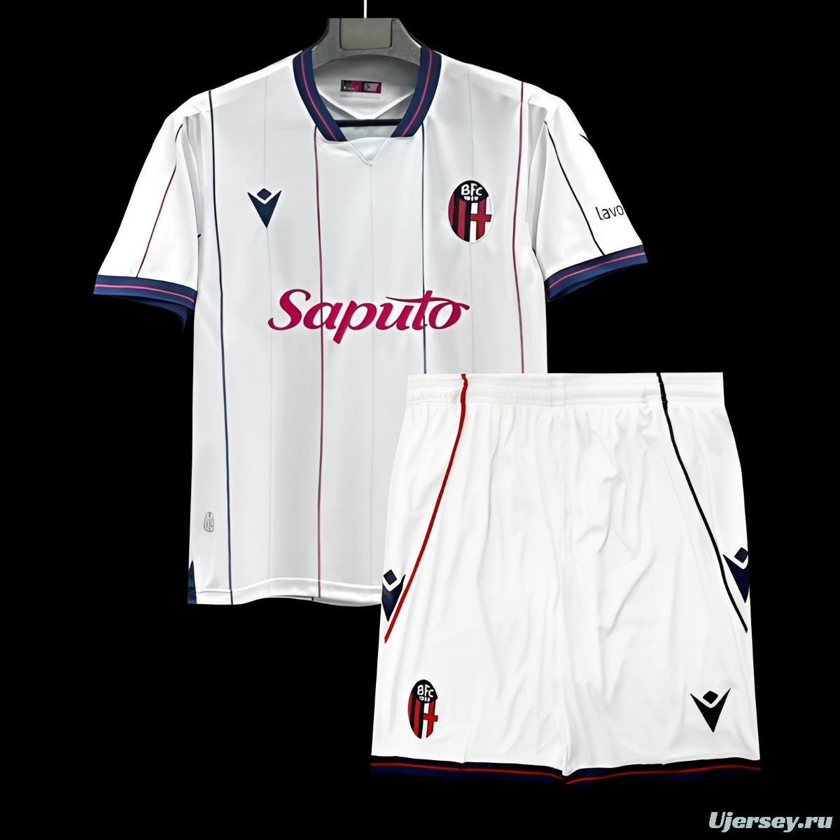 25/26 Kids Bologna Away White Jersey