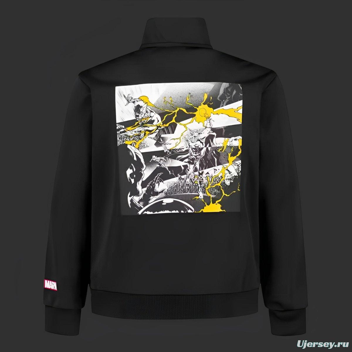 25/26 Real Madrid Marvel Black Full Zipper Jacket