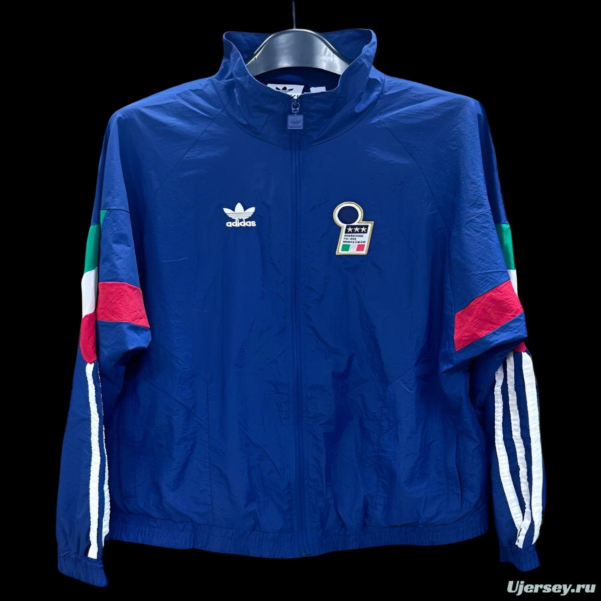 Retro 1994 Italy Home Full Zipper Windbreaker