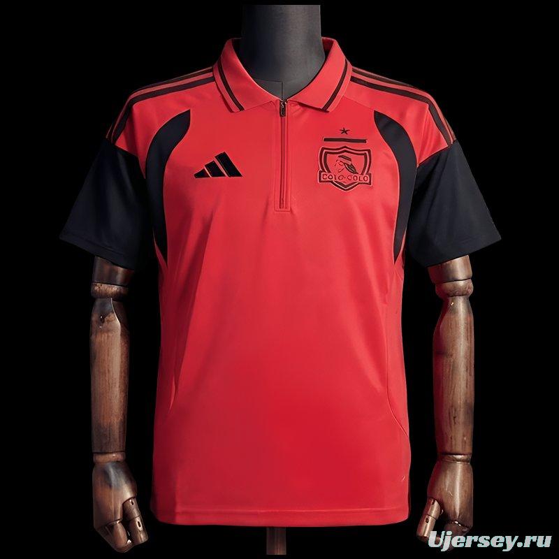 2026 Colo Colo Training Jersey Red Jersey