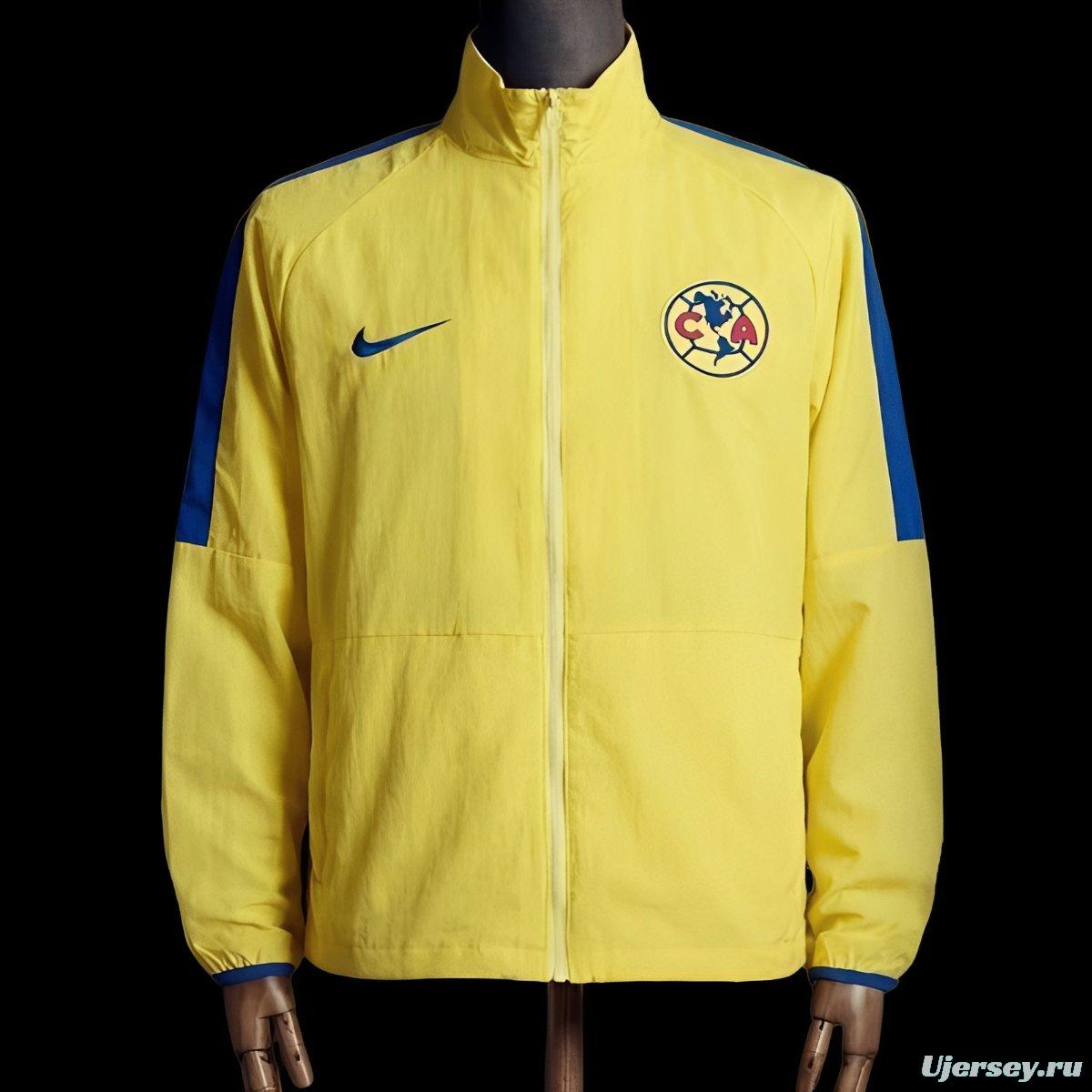 2026 Club America Yellow Jacket Windbreaker