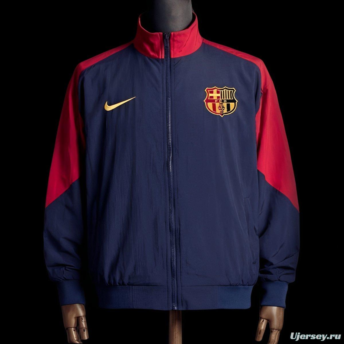 2026 Barcelona Black Jacket Windbreaker