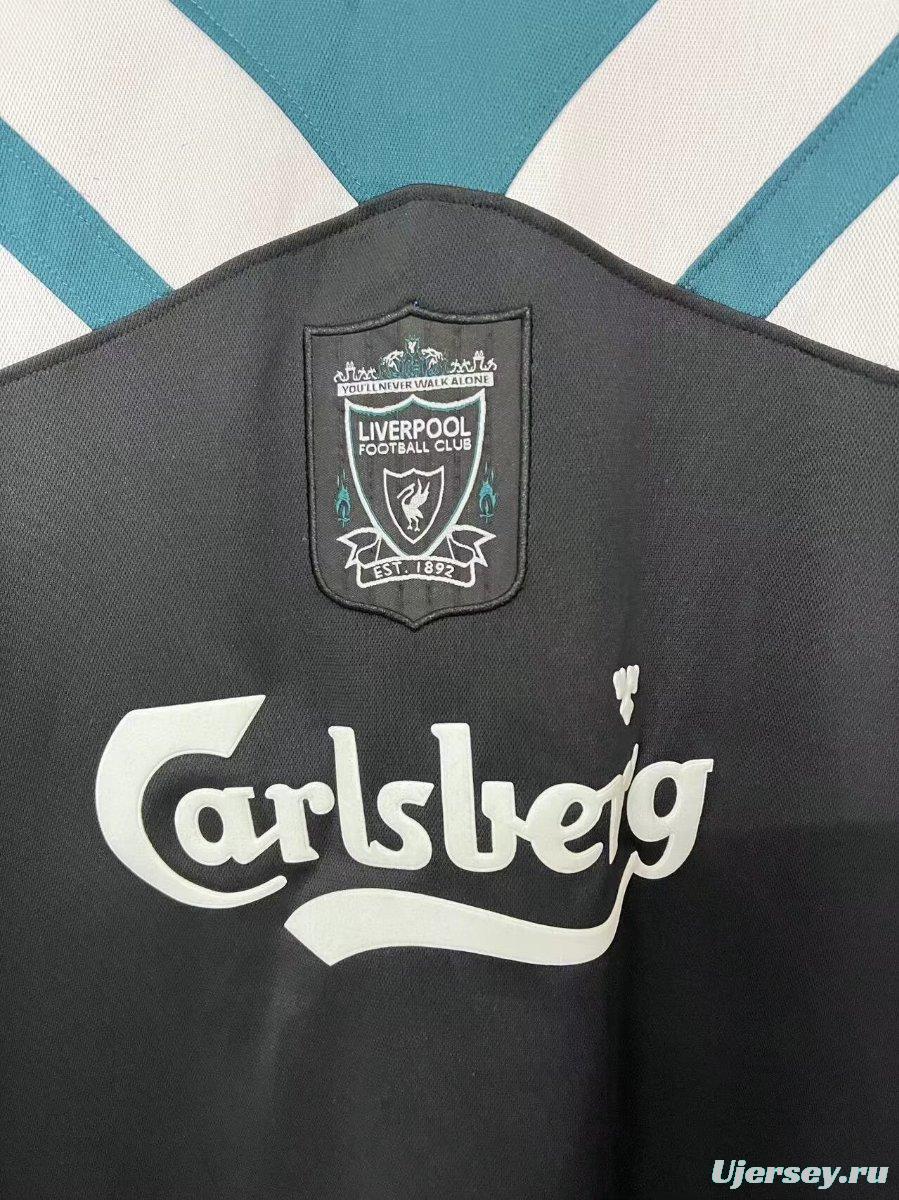 Retro 95/96 Liverpool Adidas Cotton Tee Jersey