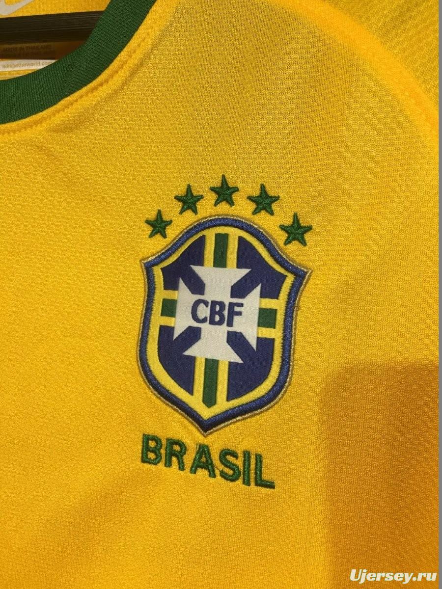 Retro 2010 Brazil Home Jersey