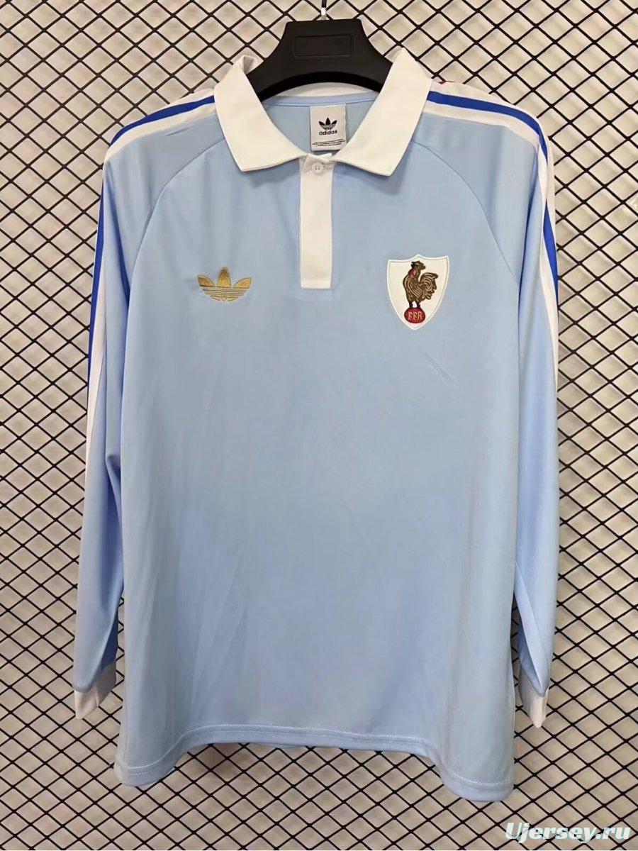 2026 Adidas FFR Crunch Rugby Long Sleeve 120 Years jersey