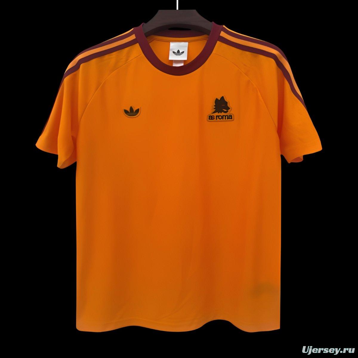25/26 Roma Adidas Original Orange Jersey