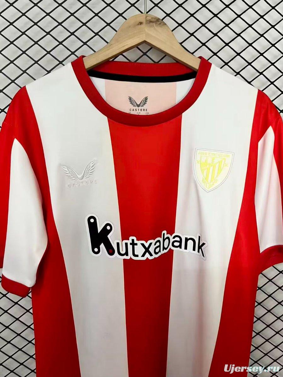 25/26 Athletic Club Bilbao Vintage Remake Home Jersey