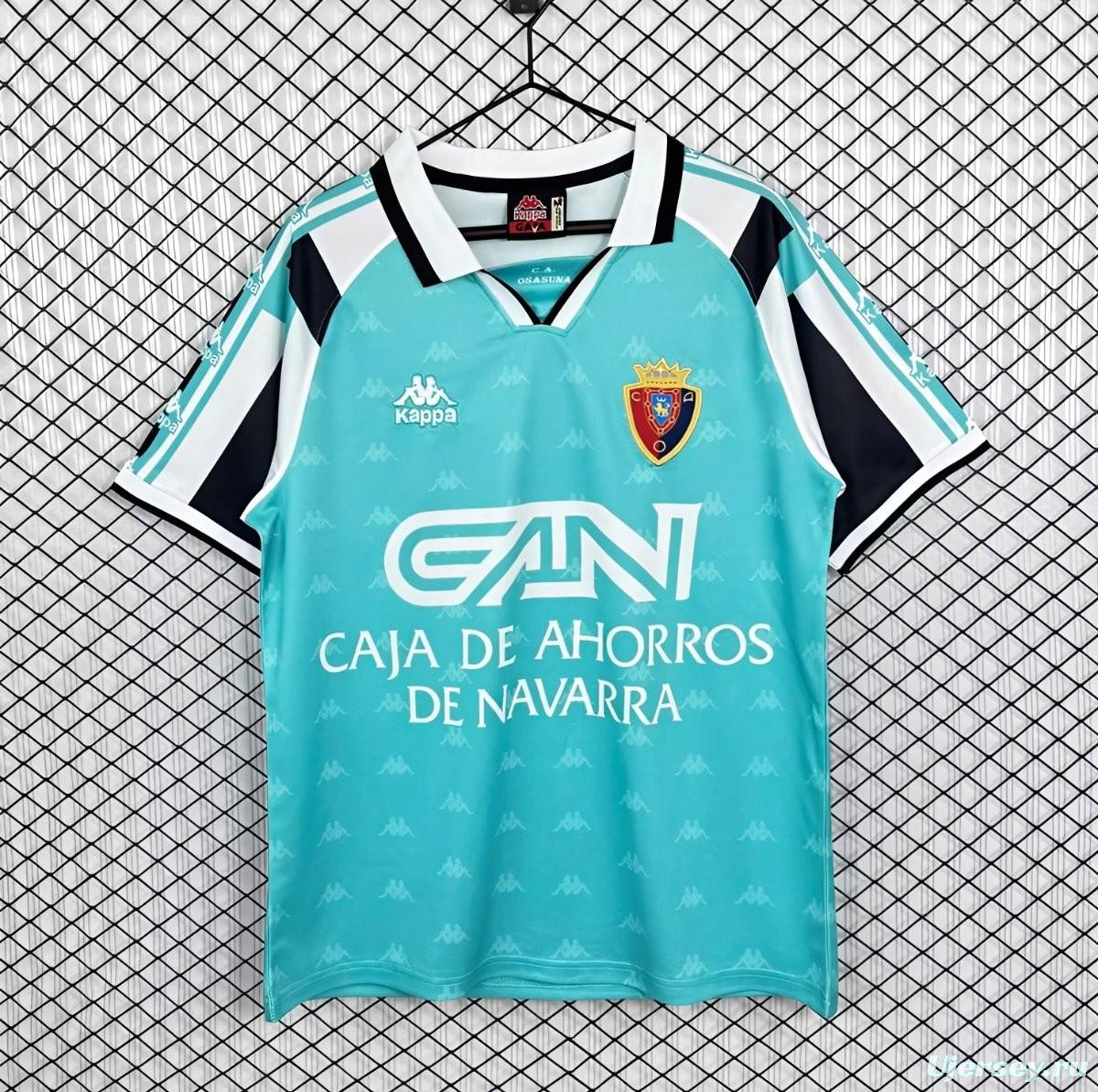 Retro 95/96 Osasuna Away Blue Jersey