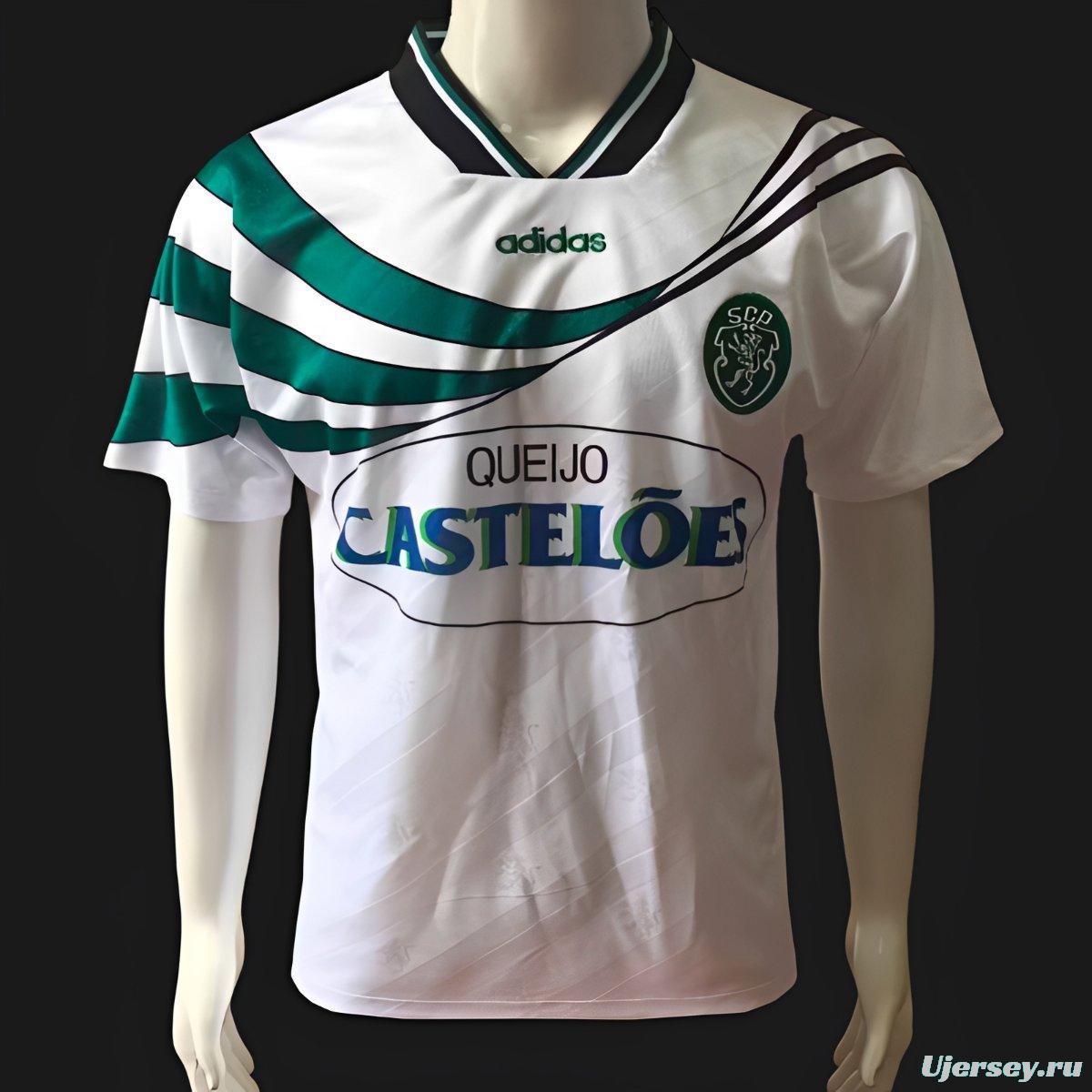 Retro 1994/95 Sporting Lisbon Away White Jersey