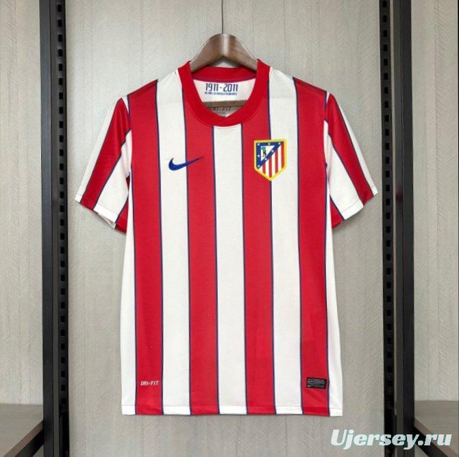 2011/12 Retro Atletico Madrid Champions League Edition Home Jersey S-