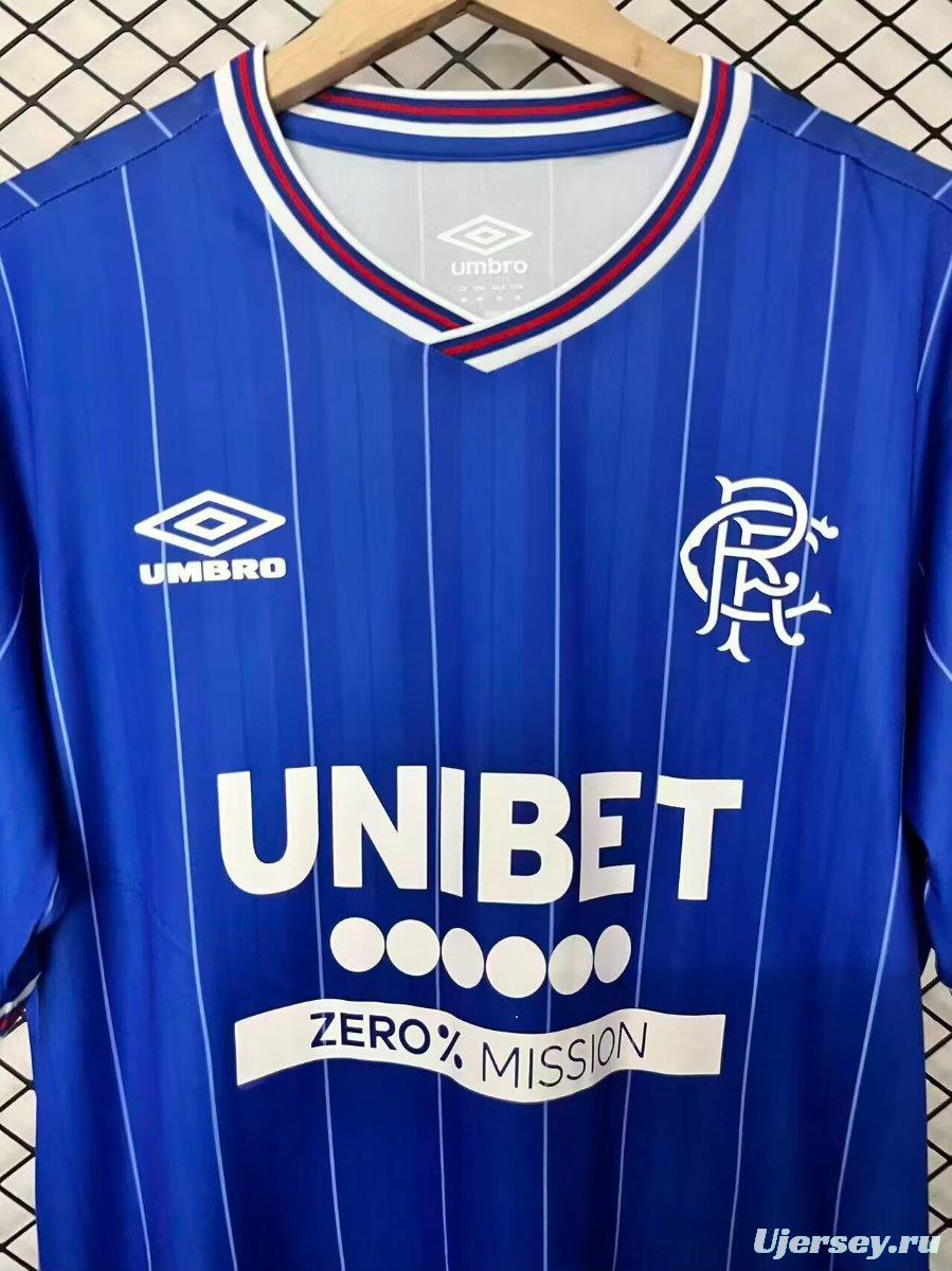 26/27 Glasgow Rangers Home Jersey