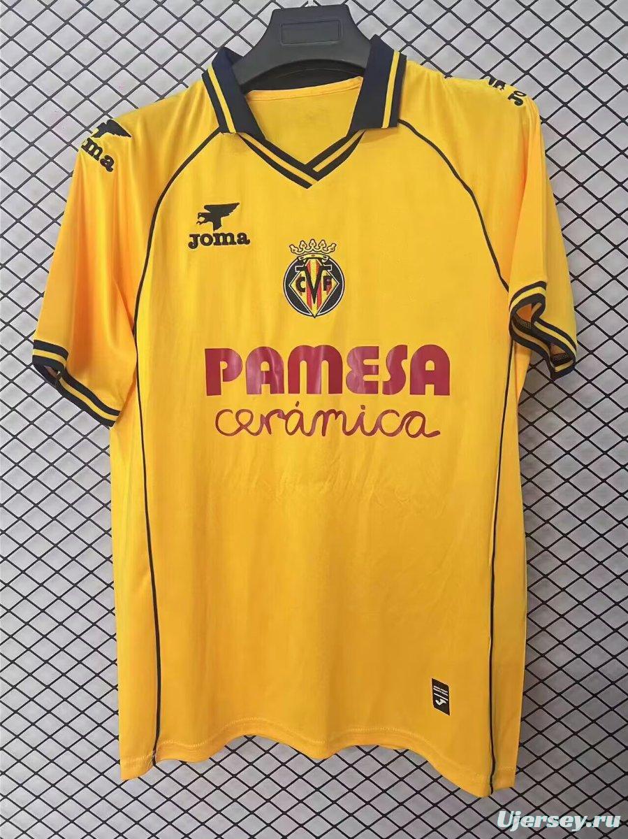 26/27 Villarreal Remake Vintage home Jersey