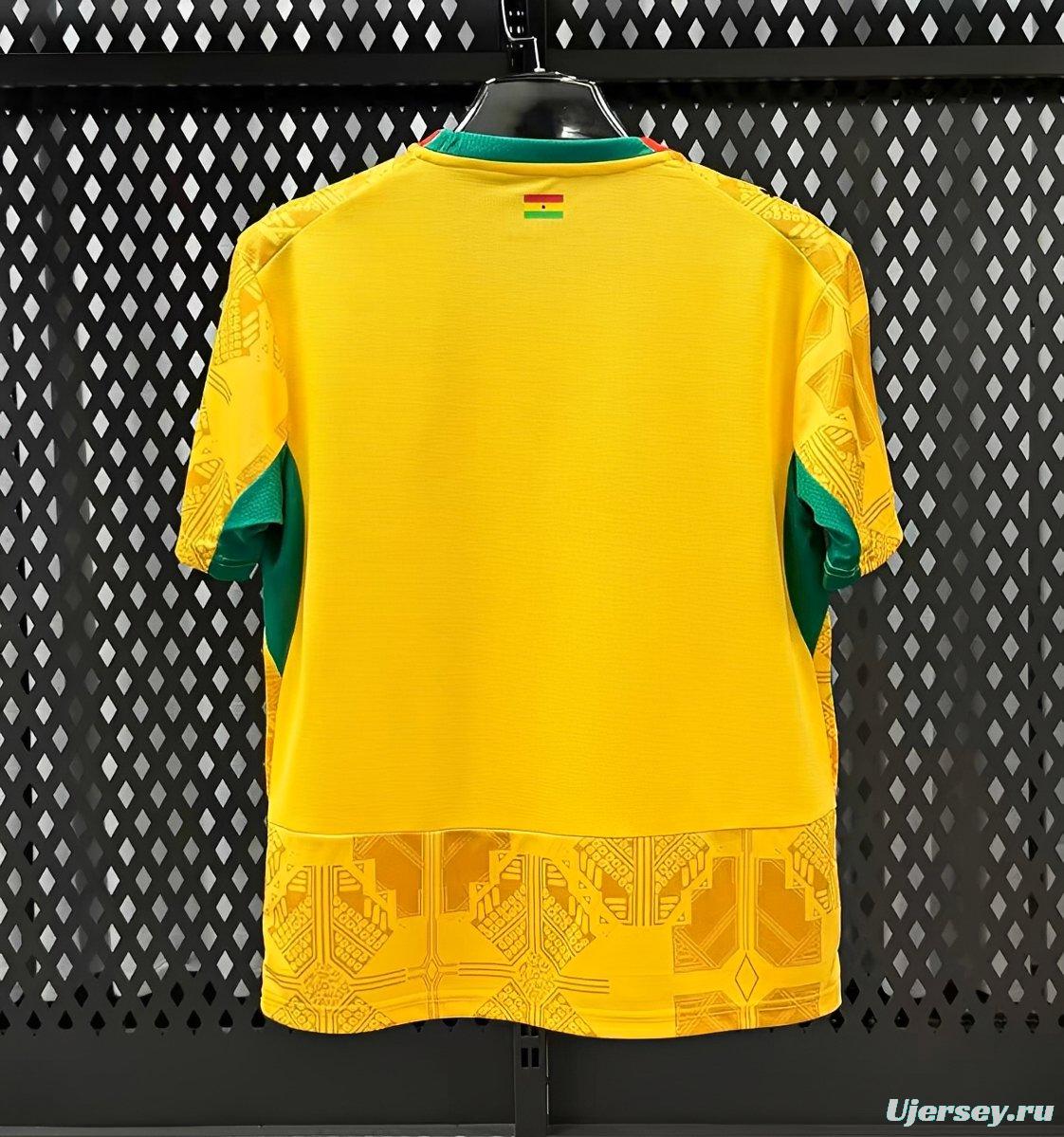 2026 Ghana Away Yellow Jersey