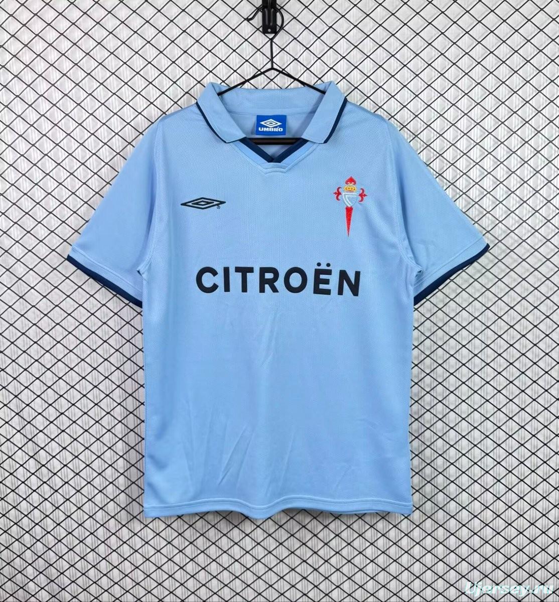 Retro 01/02 Celta de Vigo Home Jersey