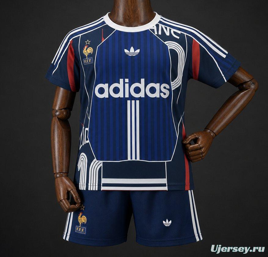 2026 Kids France Home Blue Special Jersey