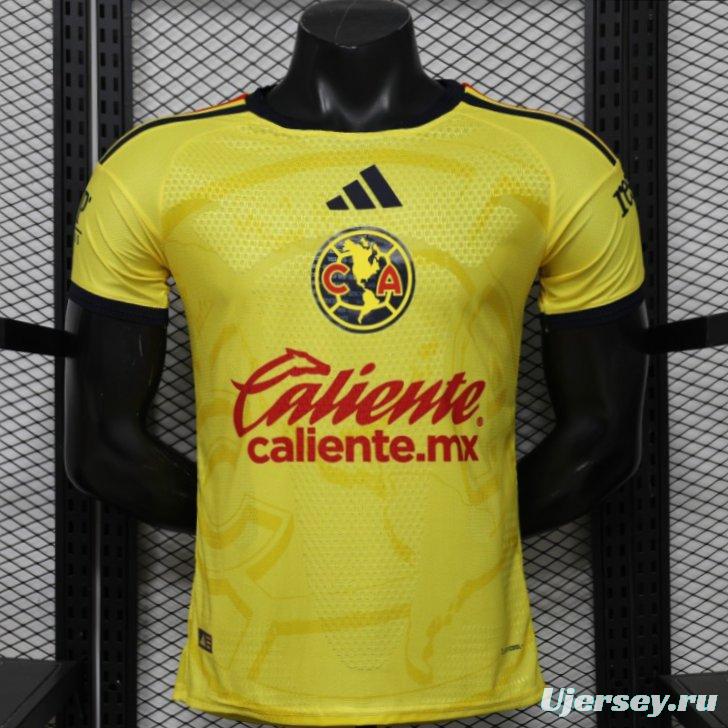 Player Version 26/27 Club América Yellow  Home Jersey