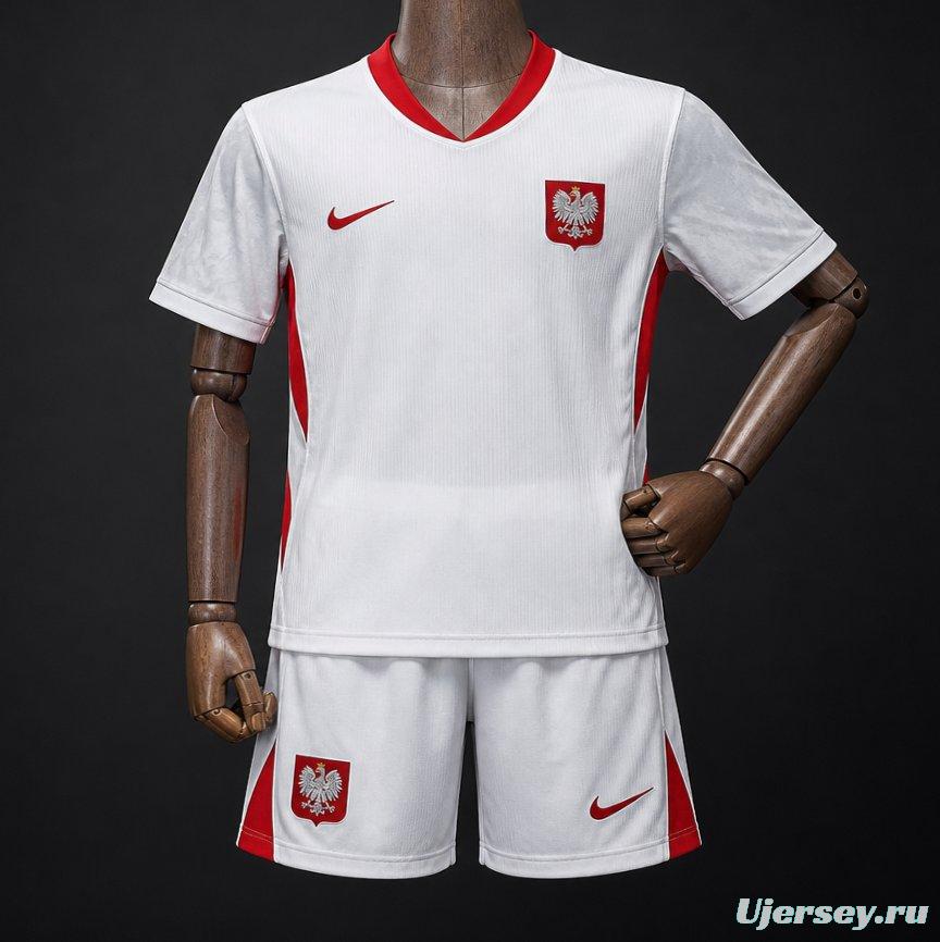2026 Kids Poland Home Jersey