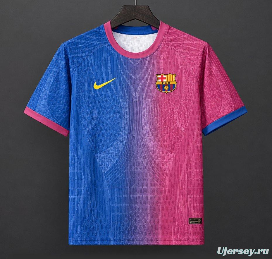 26/27 Barcelona Special Edition Blue/Pink Mosaic Jersey
