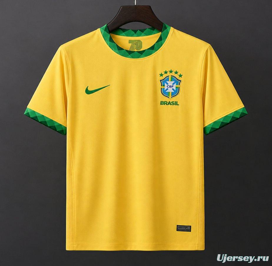 Retro 2021 Brazil Home Jersey