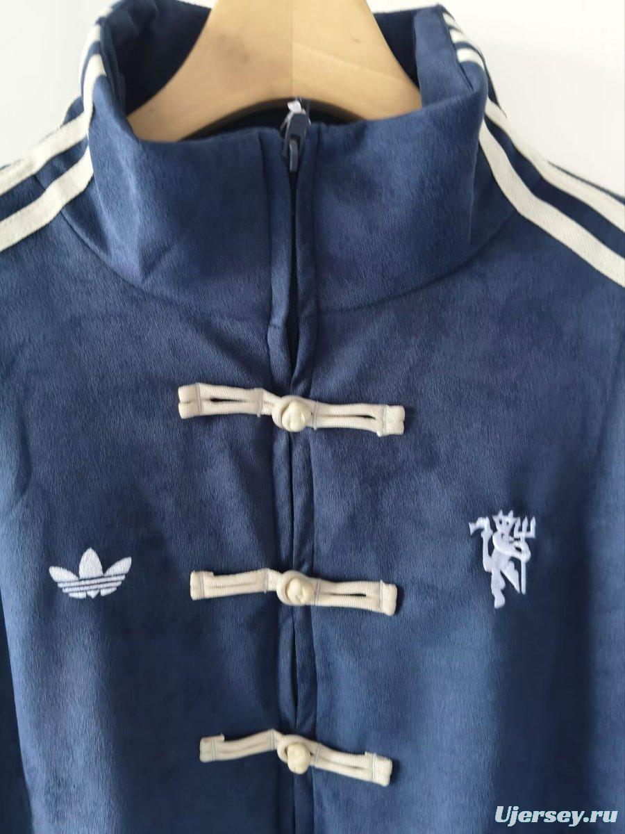 26/27 Manchester United  x Adidas New Year Limited Edition Navy Track Jacket