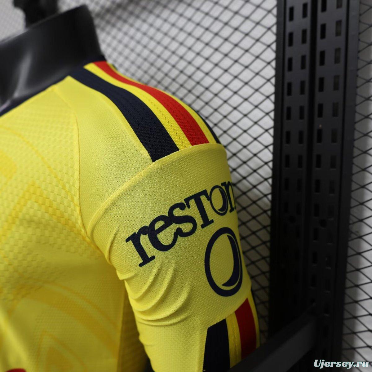 Player Version 26/27 Club America Home Long Sleeve Jersey