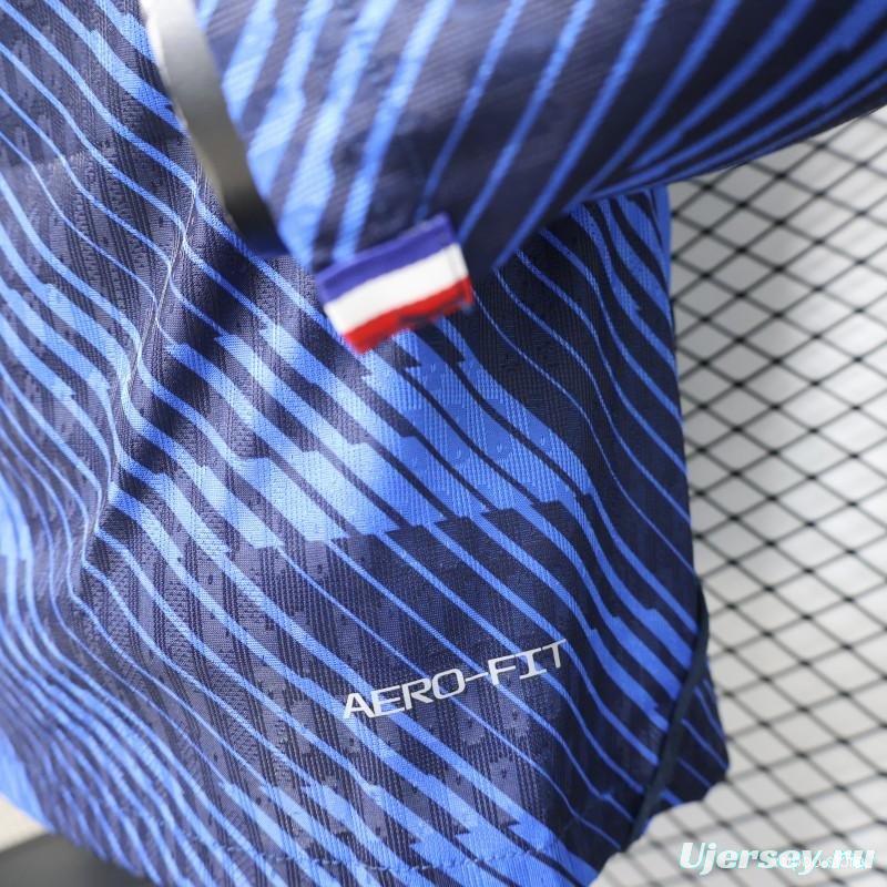 Player Version 2026 France Home Long Sleeve Jersey