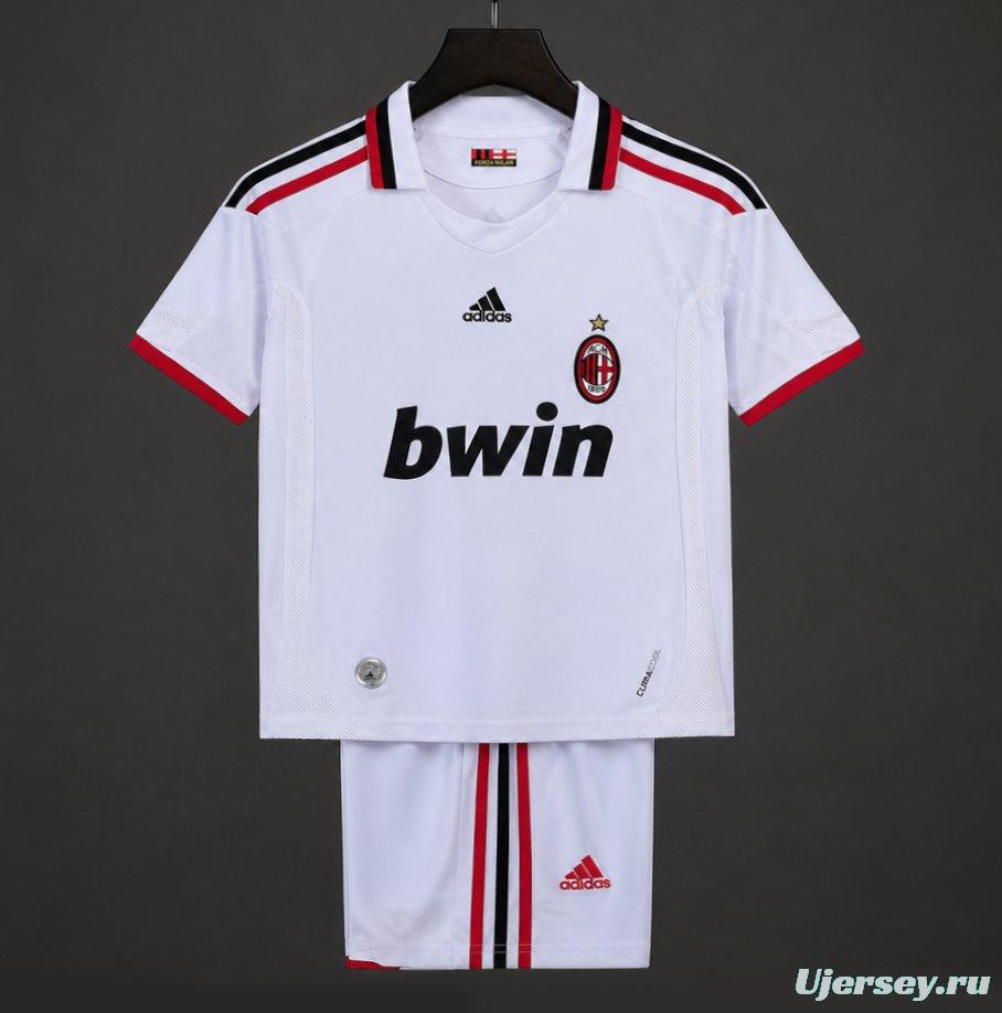 Retro Kids 09/10 AC Milan Away Jersey
