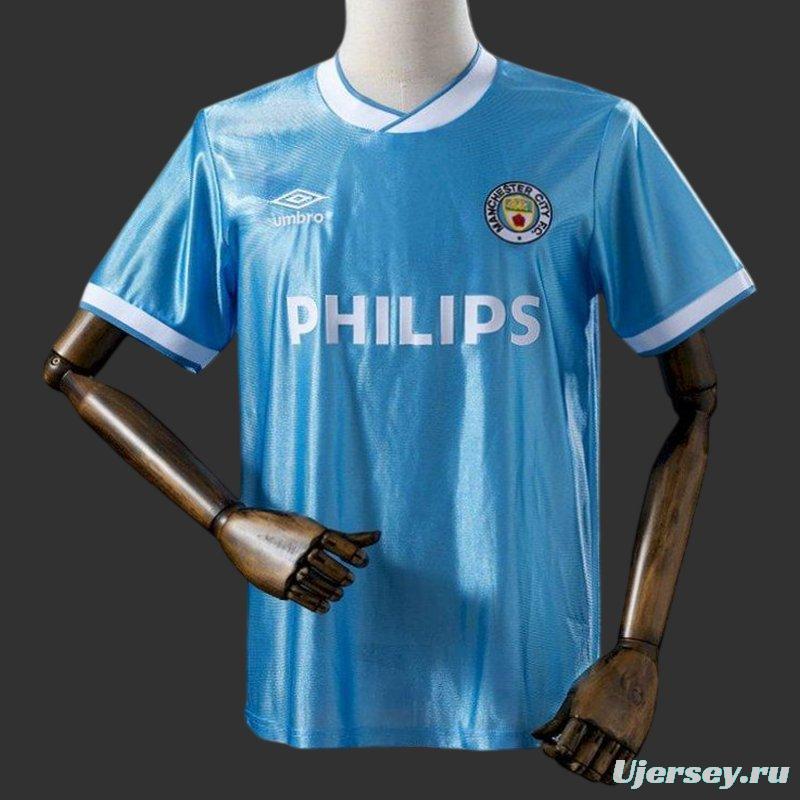 1986/87 Retro Manchester City Home Jersey